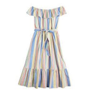 Colorful Striped Women’s Dress